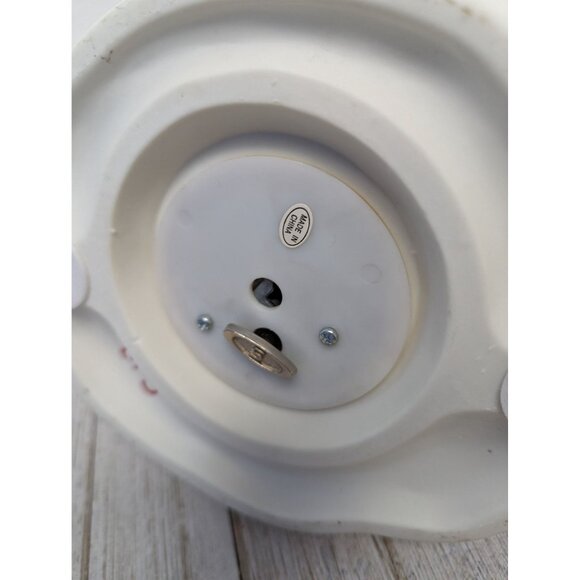 Musical Nativity Figurine Plays Silent Night Off White Bisque Holy Family 8” - Picture 8 of 8